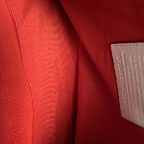 Coach purse - Tan, brown and cream satchel style coach F-1225 - Picture 10 of 16